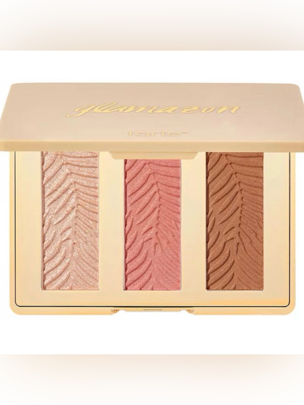 TARTE Glamazon Face Palette Paradise Escape Retreat .07oz Blush Highlight Bronze